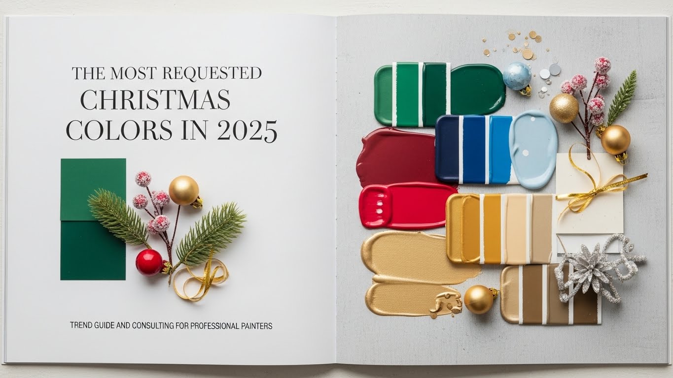 As Cores de Natal Mais Pedidas em 2025: Guia de Tendências e Consultoria para Pintores Profissionais